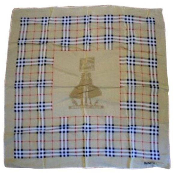 Burberry Nova Check Plaid W Figures Haymarket - Picture 1 of 5